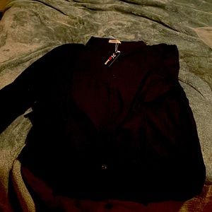 Black button down dressy shirt